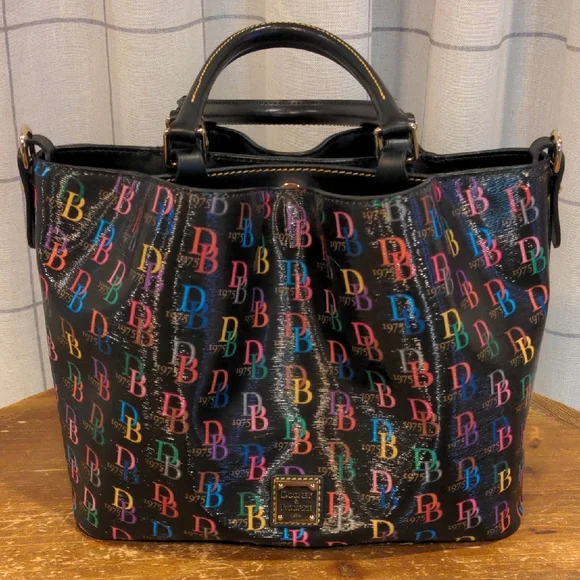 Dooney & Bourke DB75 Multi Brenna Satchel Handbag - Picture 2 of 12